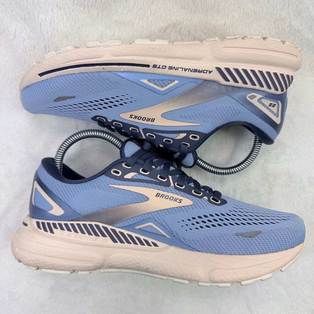 Brooks Adrenaline GTS 23 Womens Running Shoes Vista Blue Linen Size 8 Athletic - Picture 5 of 10